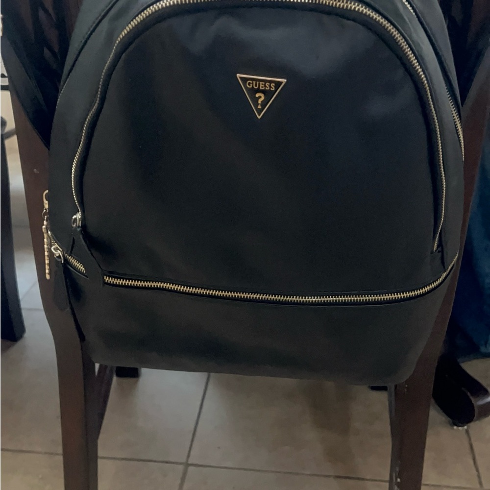 GUESS Sleek Black Backpack for Men